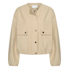 By Bar - Chaqueta de Algodón y Lino Maggie | Beige Oscuro