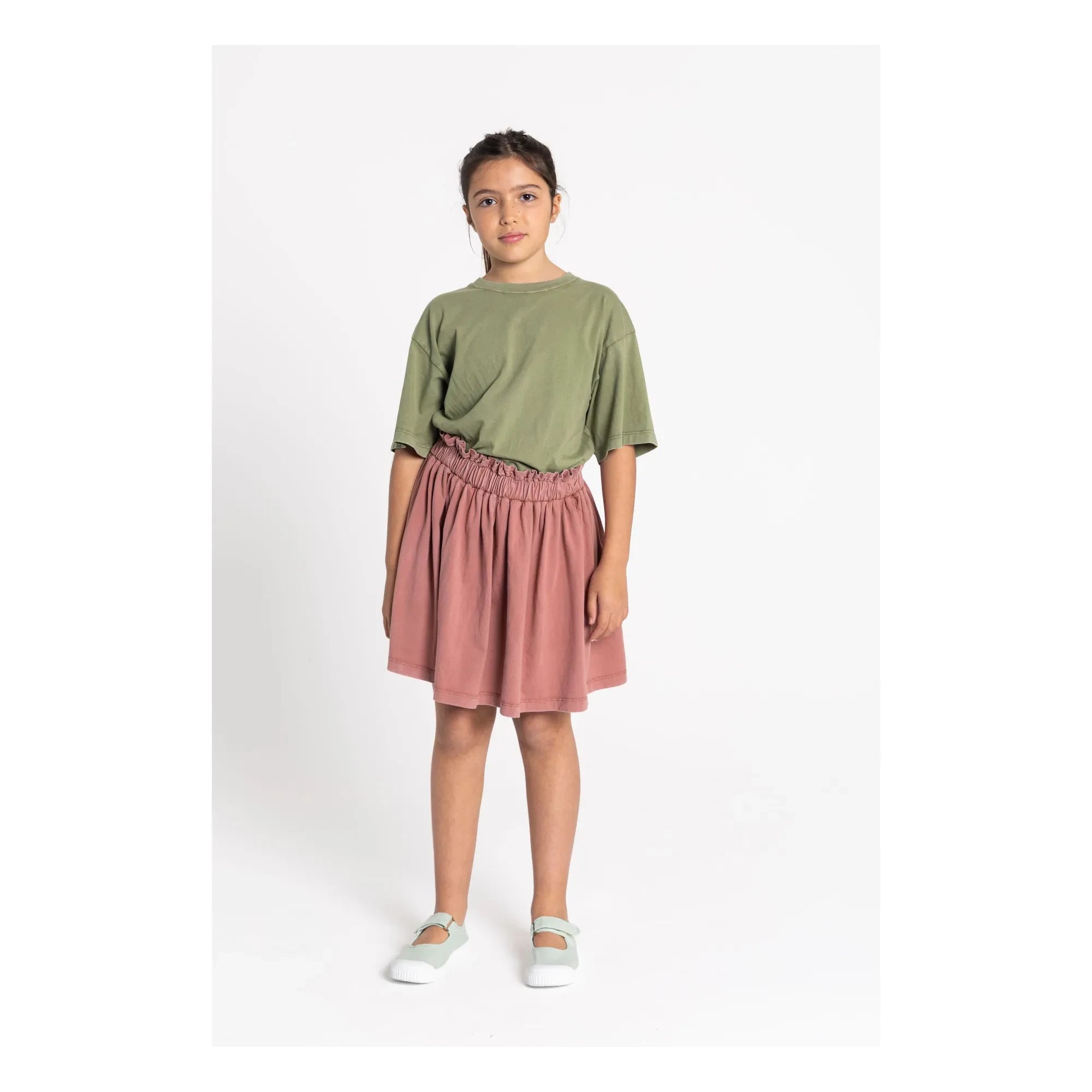 Smallable Kid - Camiseta de algodón orgánico Nils | Caqui claro