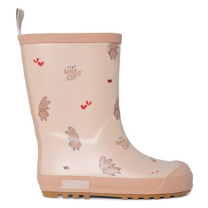 Liewood - Botas de lluvia Mason con conejitos | Rosa