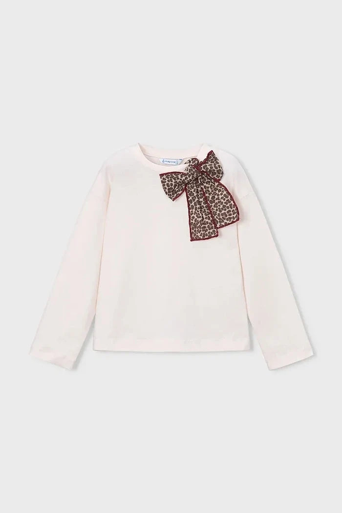 Blusa de manga larga de algodón para niños Mayoral