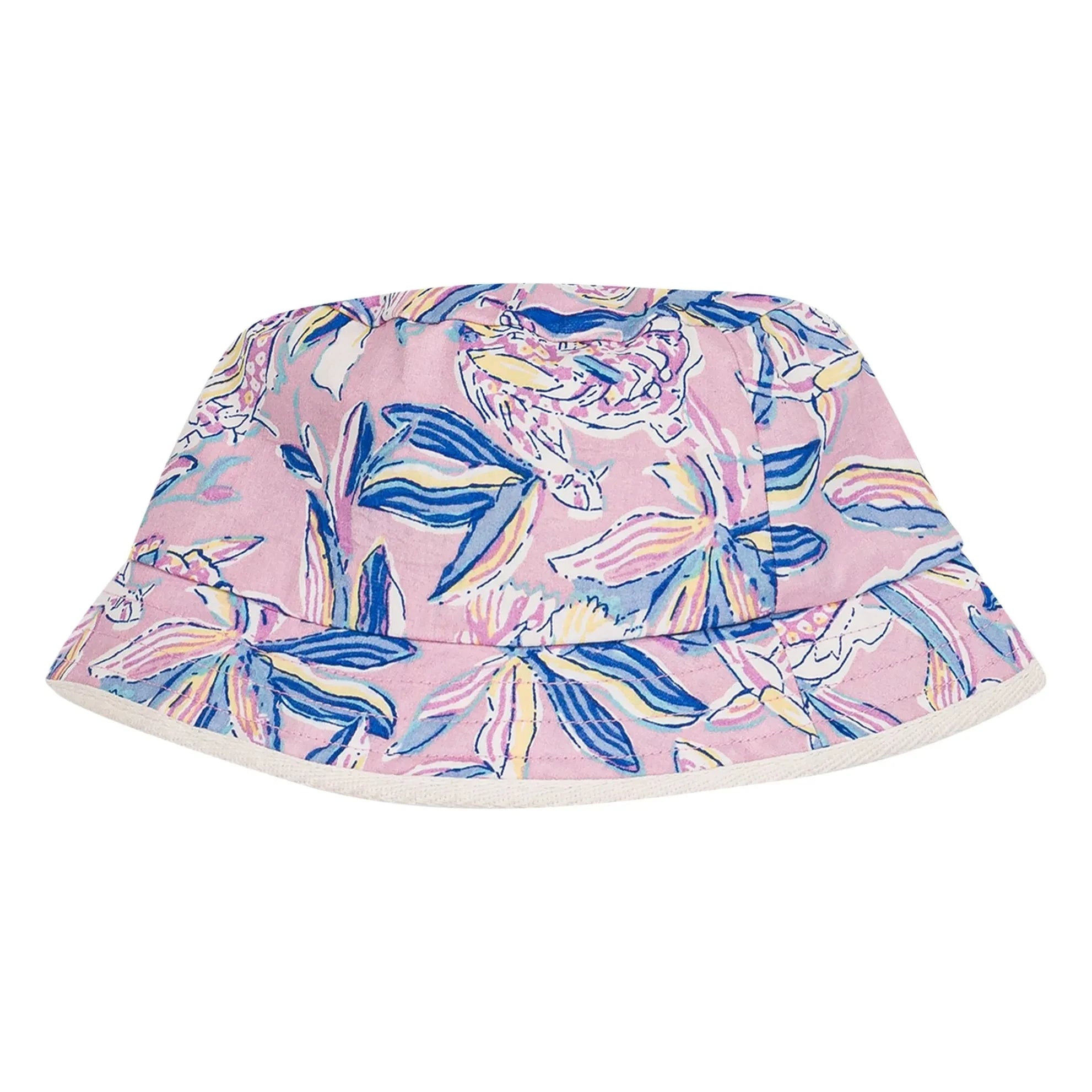 Louise Misha - Gorro de Algodón Orgánico Lajik Fleuri | Rosa