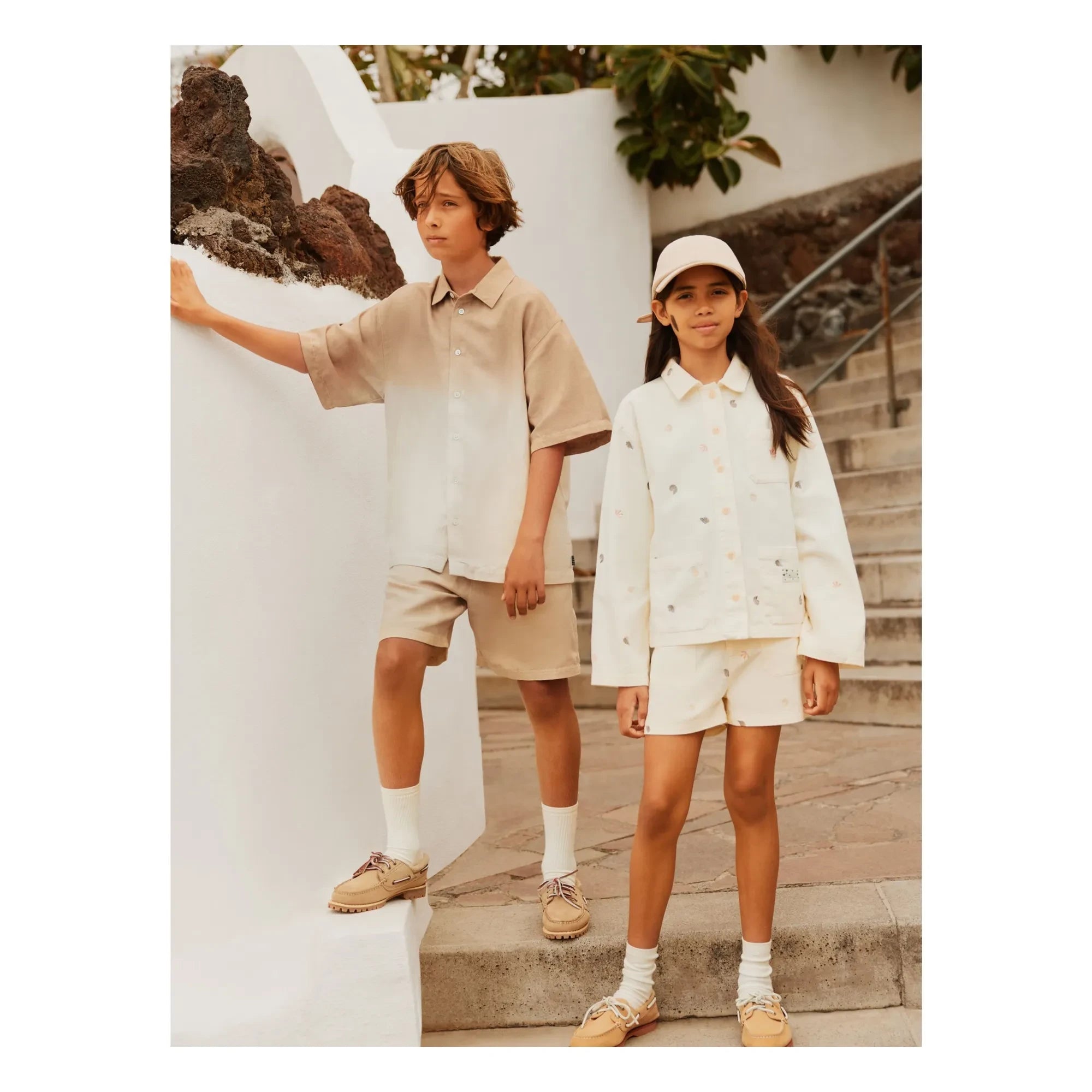 Molo - Short Amanda Coquillages Algodón Orgánico | Crudo