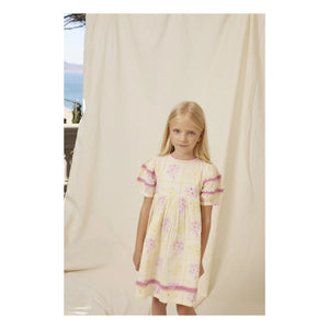 Bebe Organic - Vestido de tirantes Alba bordado | Amarillo