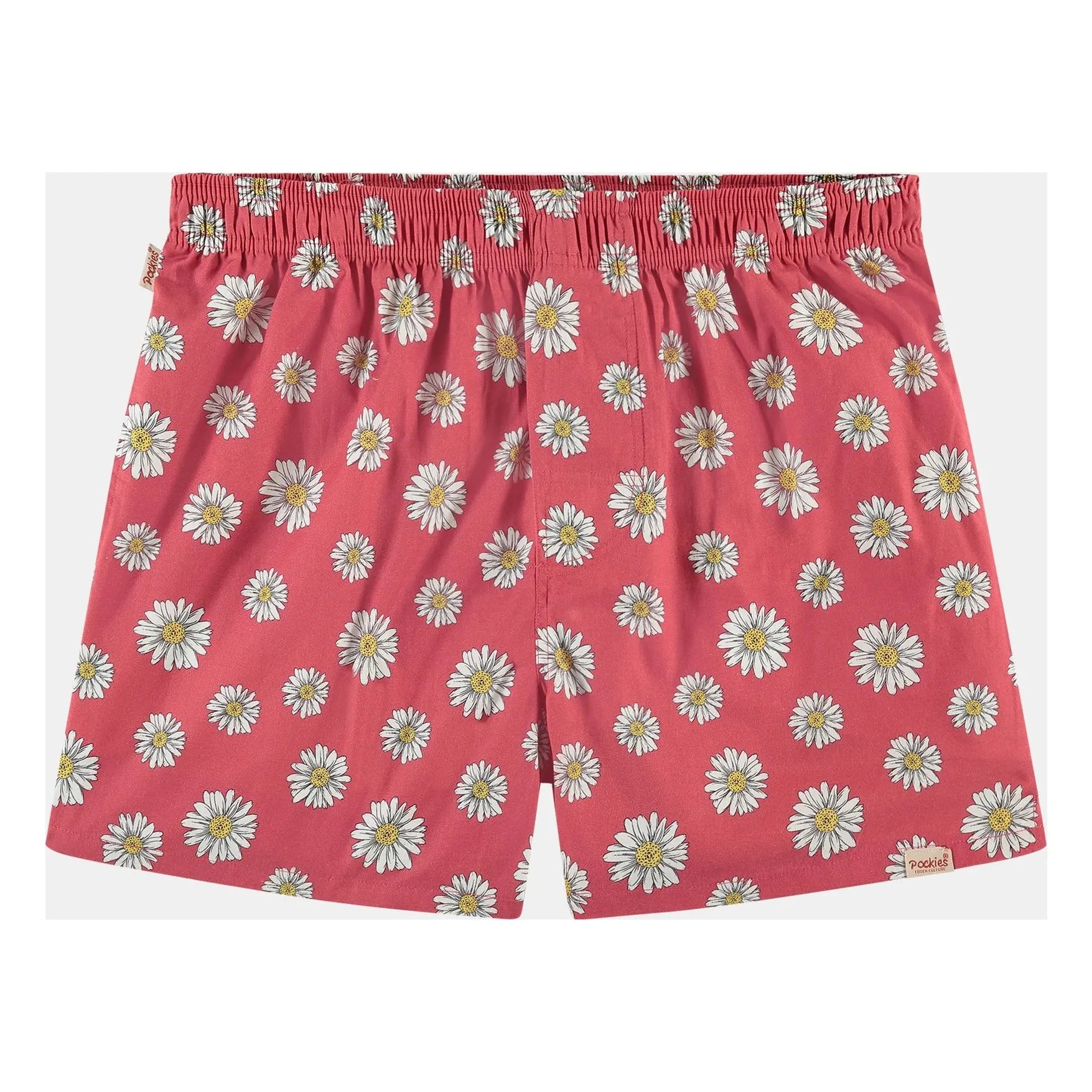 Pockies - Boxer de Flores Rojas | Rojo