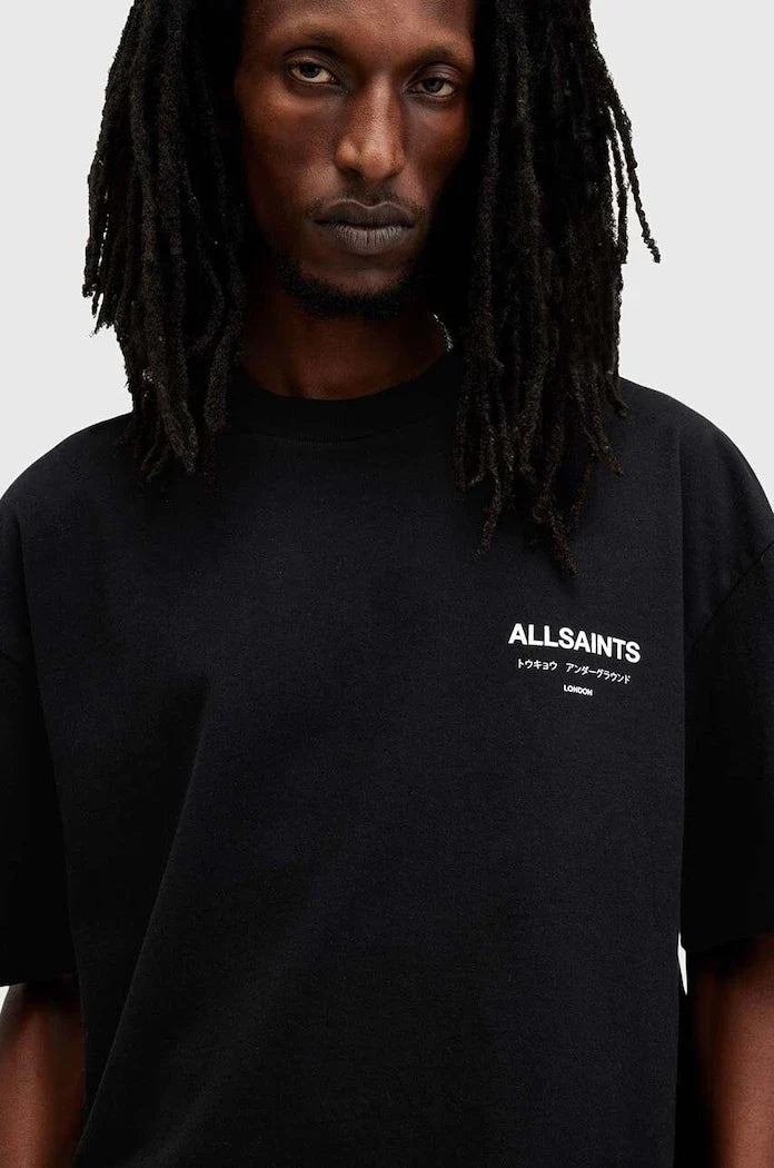 Camiseta extragrande de algodón para hombre AllSaints
