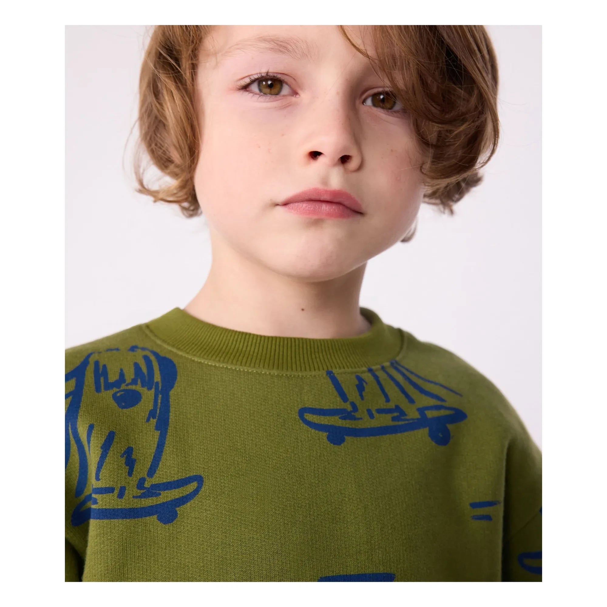 Petit Bateau - Sudadera Skates | Verde