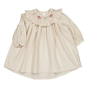 Loir - Vestido de lino Bianca | Crudo
