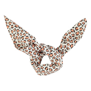 Piupiuchick - Pañuelo leopardo de algodón orgánico | Crudo