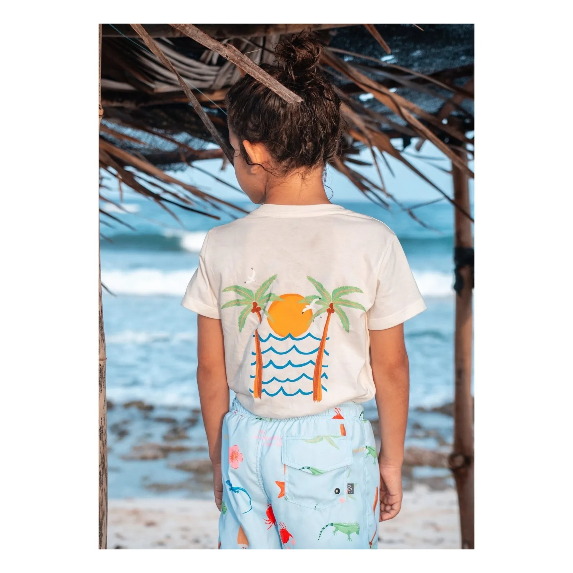 Pepita & Me - Short de baño de playa | Azul claro