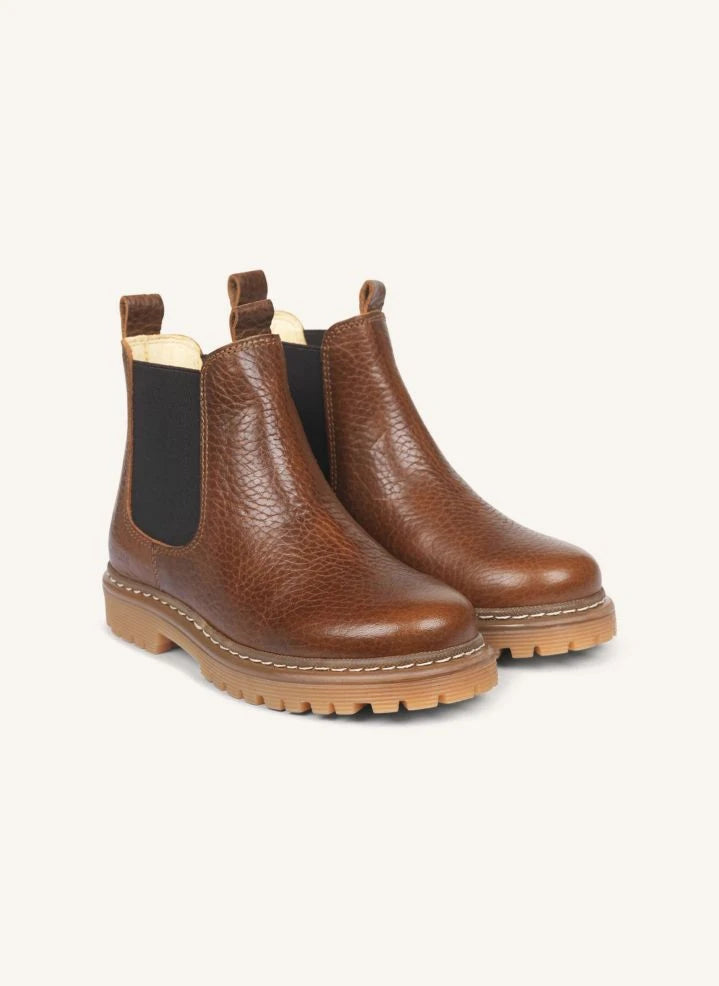 Angulus - Botas Chelsea Tracksole | Marrón