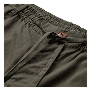 Anerkjendt - Pantalones de lino Akjan | Verde oscuro