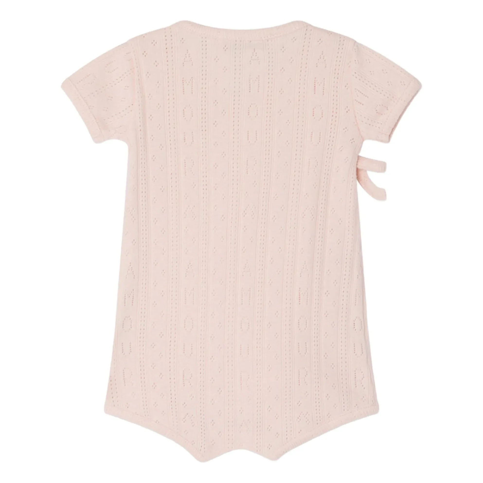 Bonpoint - Combicort de algodón orgánico Pointelle Chamomile | Rosa empolvado