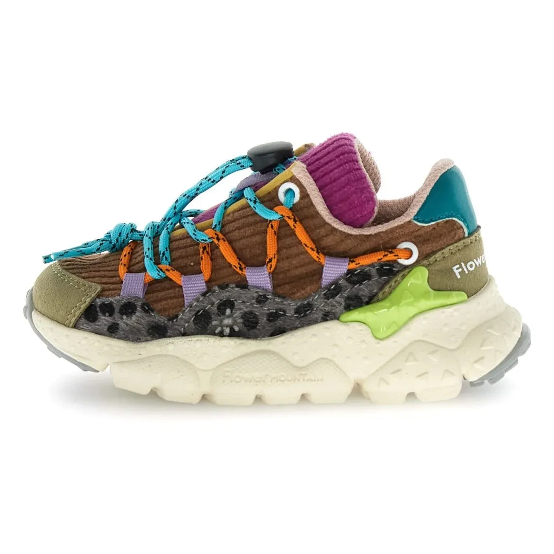 Flower Mountain - Raikiri Junior Sneakers | Zeytin yeşili