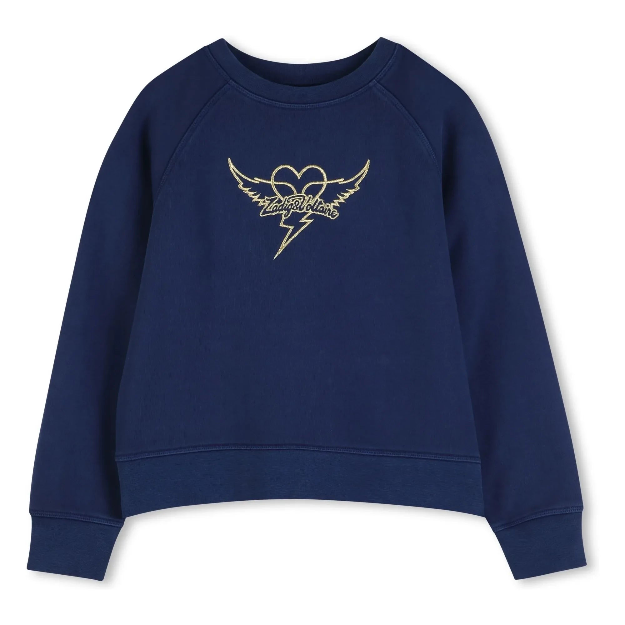 Zadig & Voltaire - Sudadera con logotipo de corazones | Azul noche