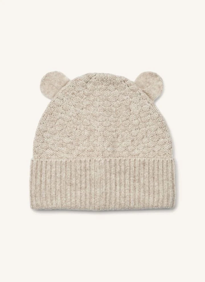 Liewood - Gorro de gato de lana merino Miller | Crudo