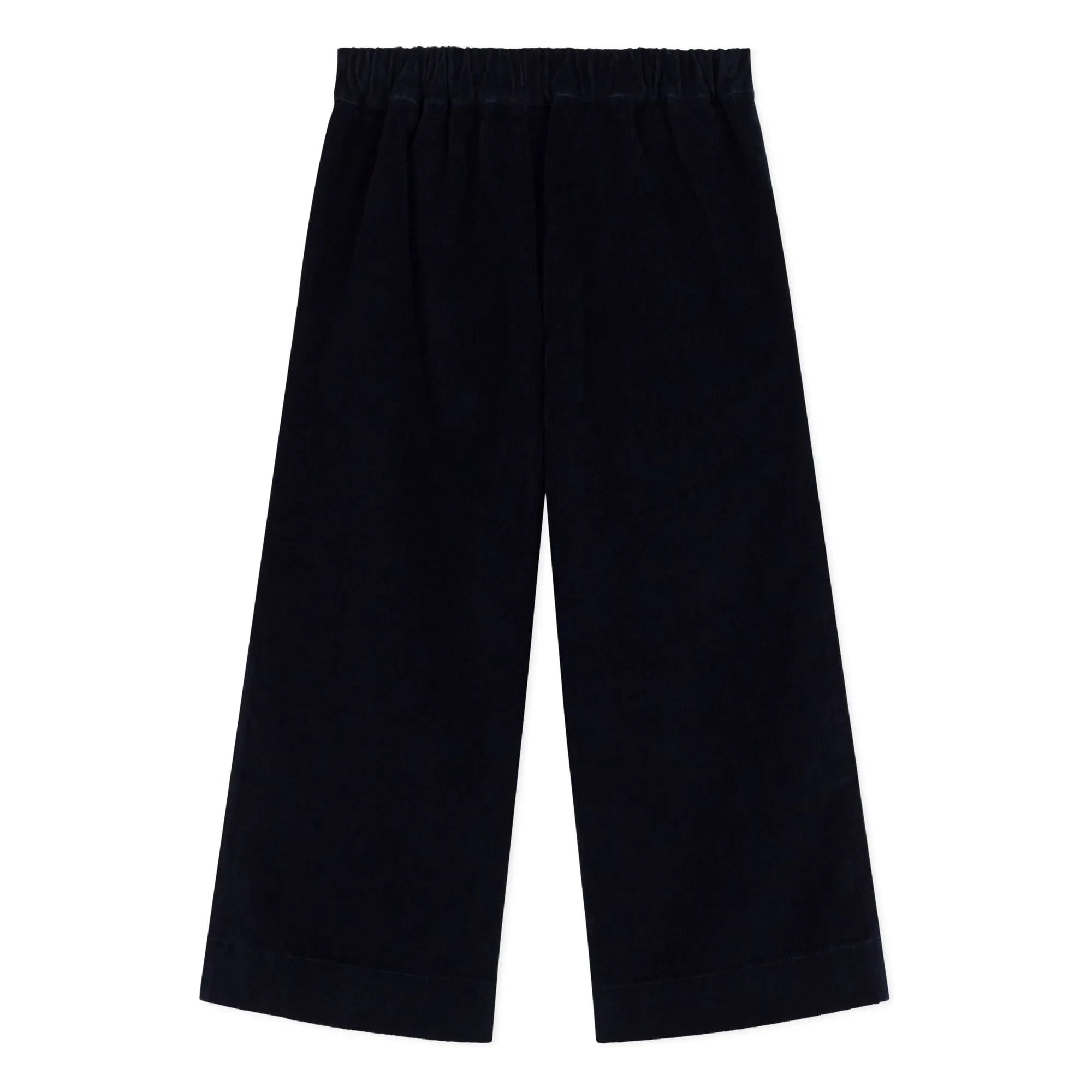 Petit Bateau - Pantalones Bridge de pana de canalé | Azul noche