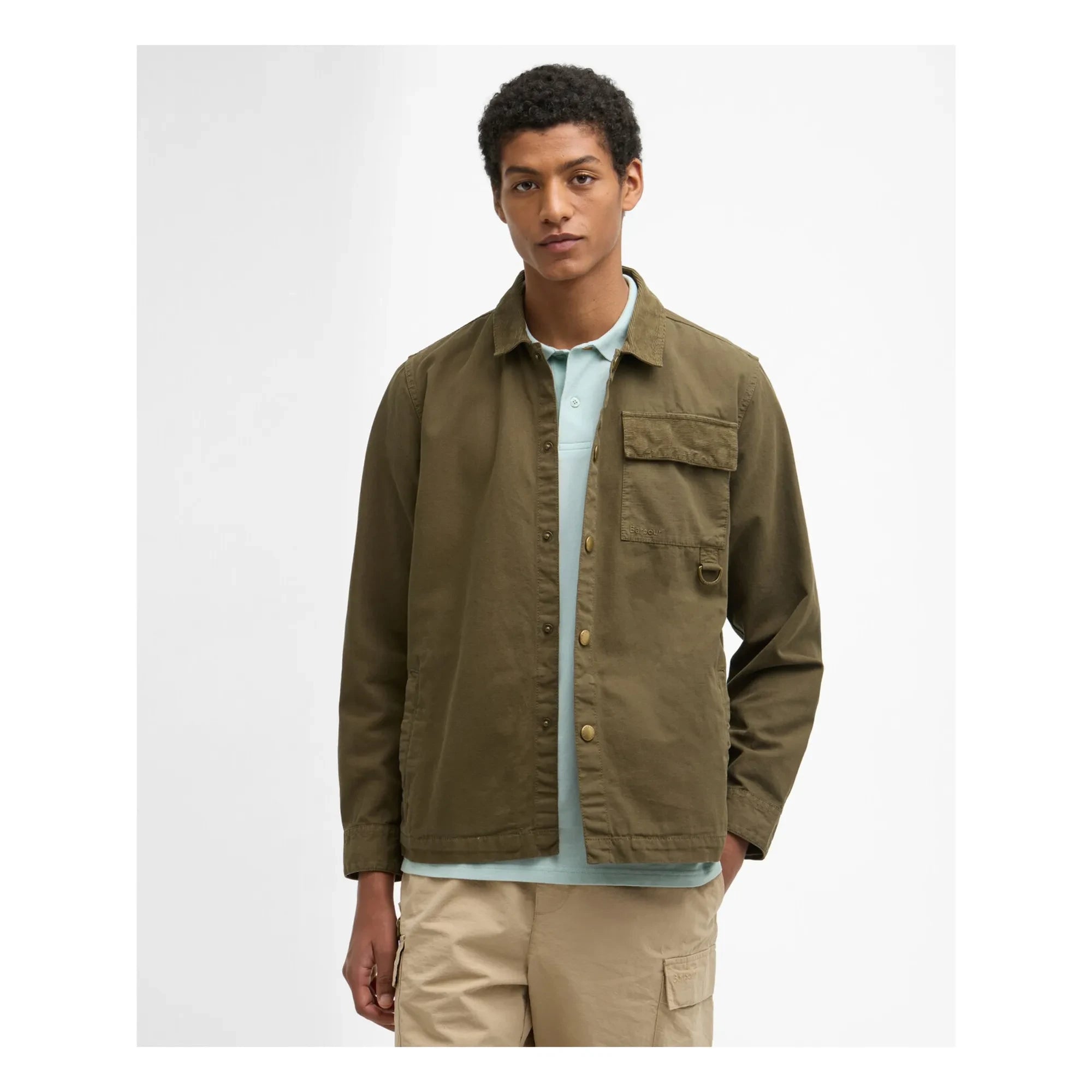 Barbour - Sobrecamisa de Parches Declan | Caqui