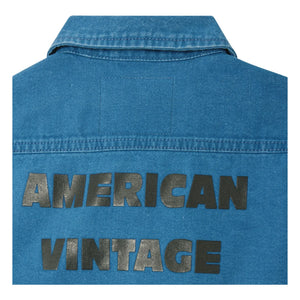 American Vintage - Chaqueta de trabajo abotonada Comow | Azul
