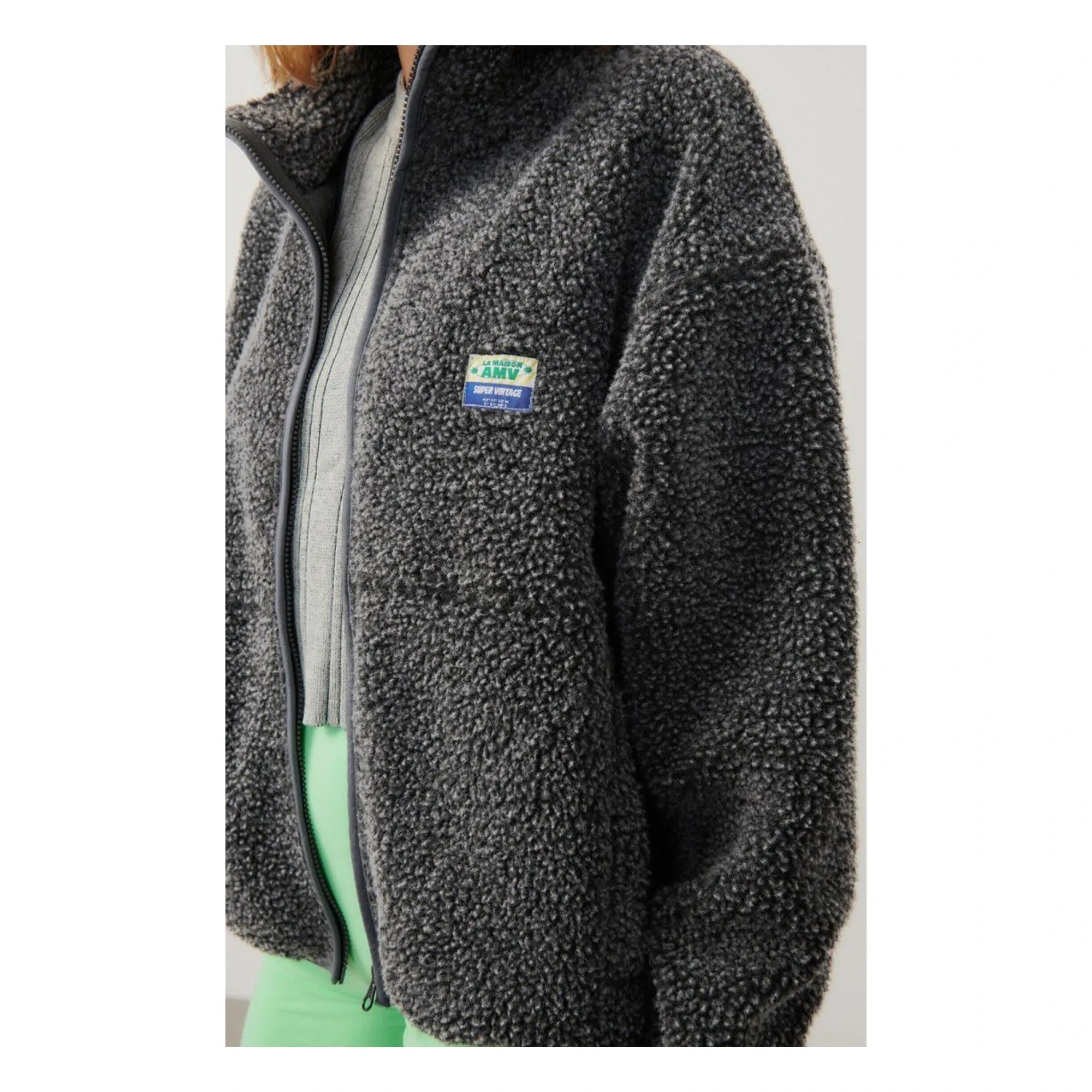 American Vintage - Chaqueta Hoktown | Gris carbón jaspeado