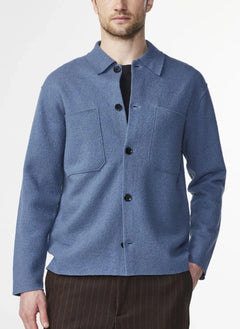 NN.07 - Jonas 6398 Chaqueta de lana Merino | Azul