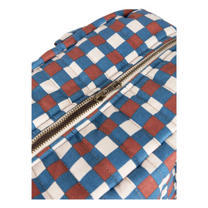 Bolso cambiador de bebé Nobodinoz Hyde Park Mozaik | Azul