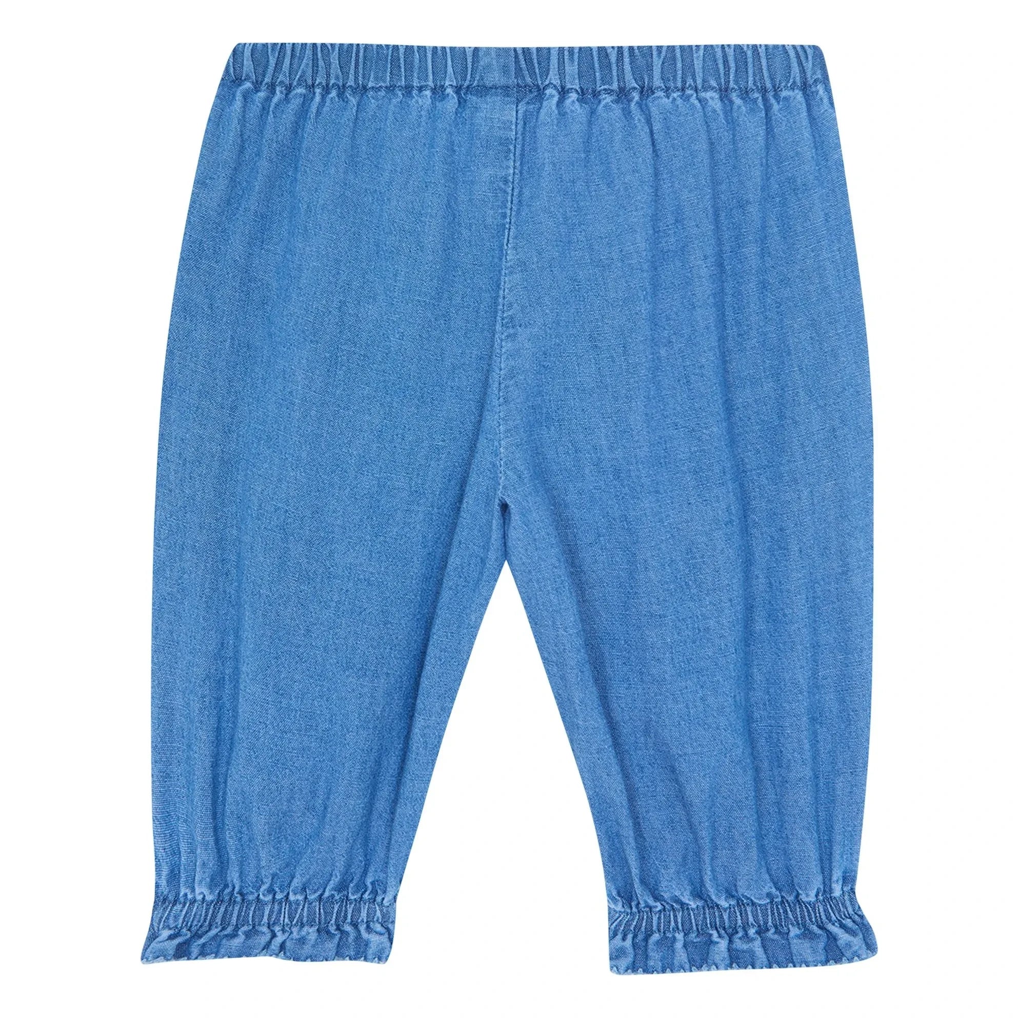 Bonton - Pantalón Chambray Noodle | Azul vaquero