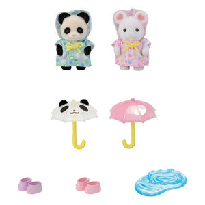Sylvanian Families - Bebés con impermeable (pack de 2)