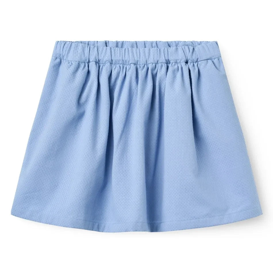 Copenhagen Colors - Falda española de algodón orgánico | Azul claro
