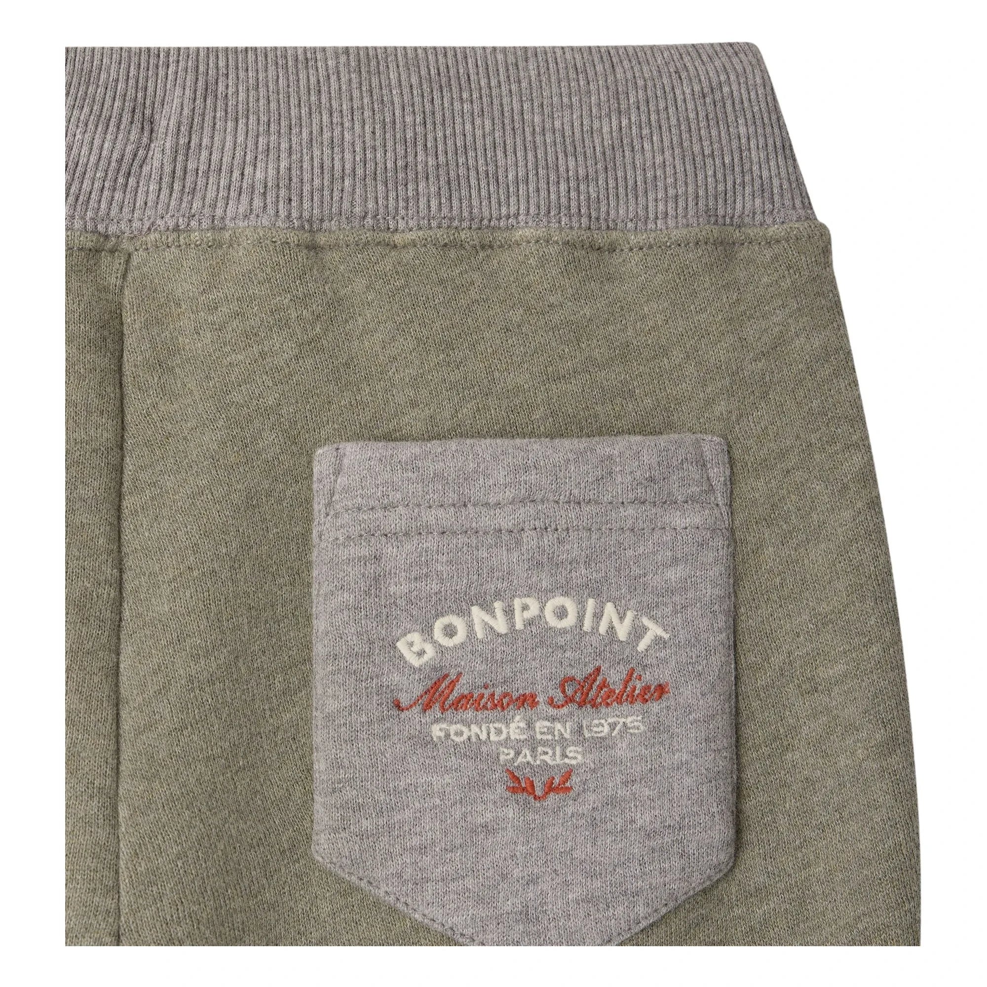 Bonpoint - Marcio Organik Pamuklu Chiné Jogger | Haki