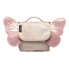 Caramel & Cie - Mochila brillante mariposa | Rosa