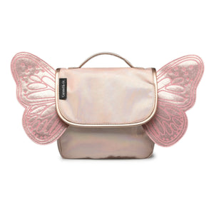 Caramel & Cie - Mochila brillante mariposa | Rosa
