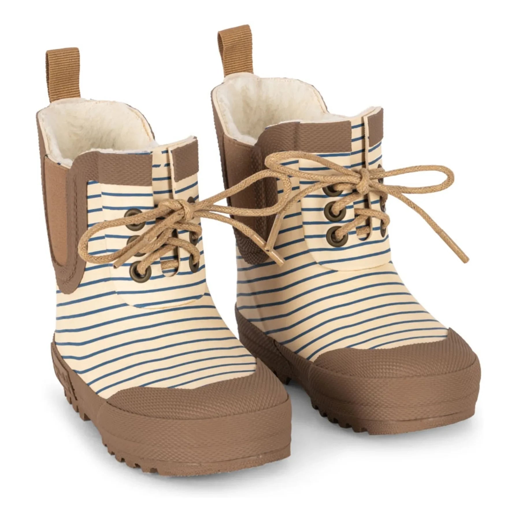 Konges Sløjd - Botas de agua térmicas a rayas | Crudo