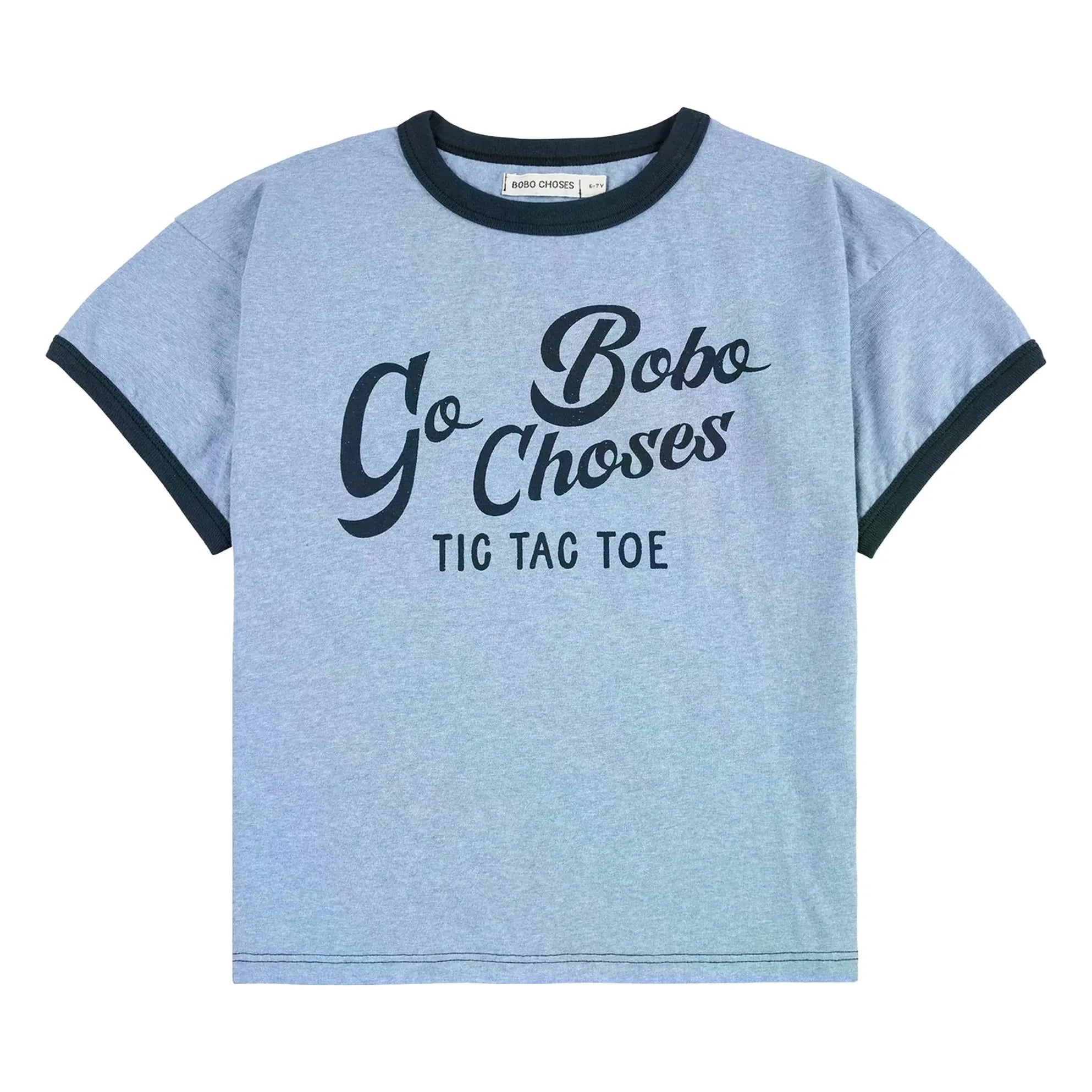 Bobo Choses - Bobo Choses Camiseta de Algodón Orgánico | Azul Claro