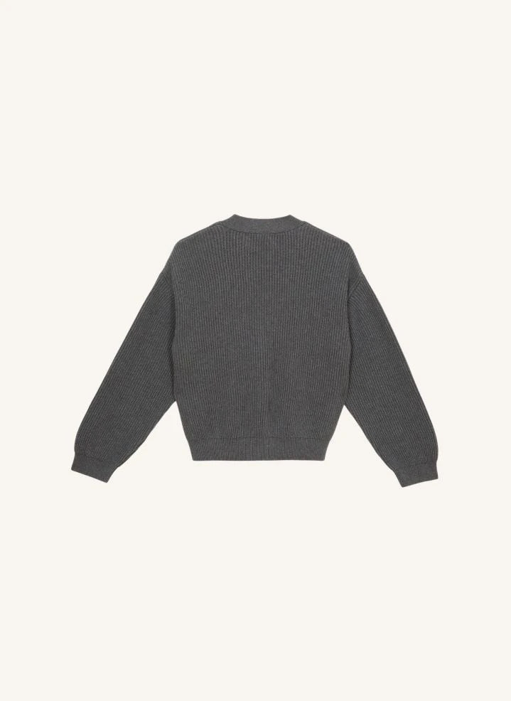 Smallable Kid - Chaqueta de algodón orgánico Abbey | Gris melange