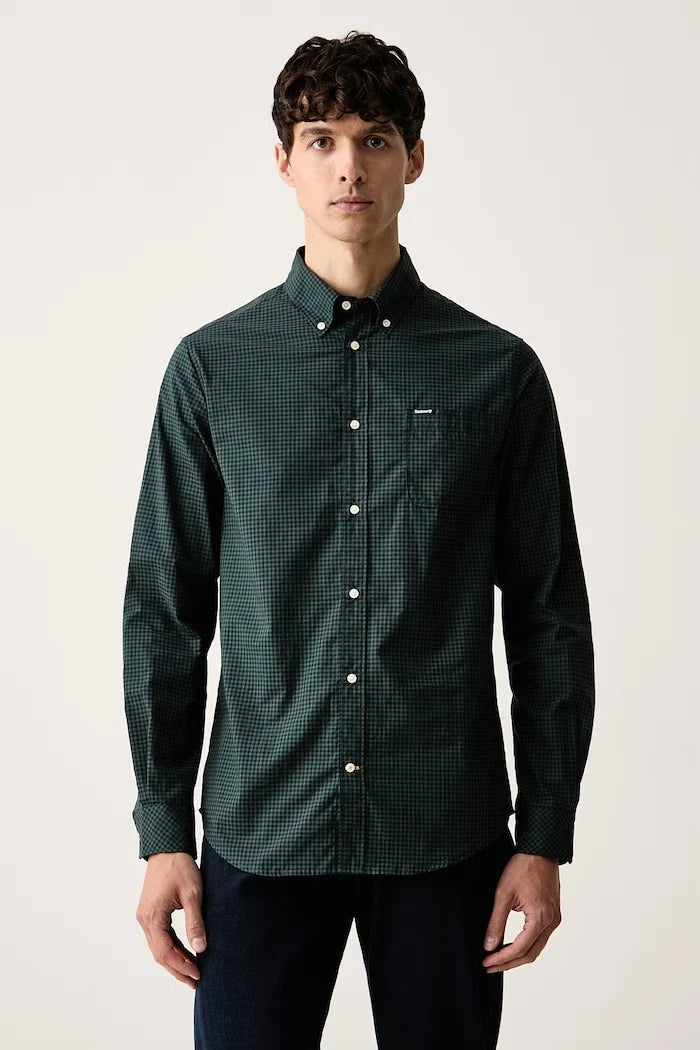 Camisa de algodón para hombre Barbour Harbourwall