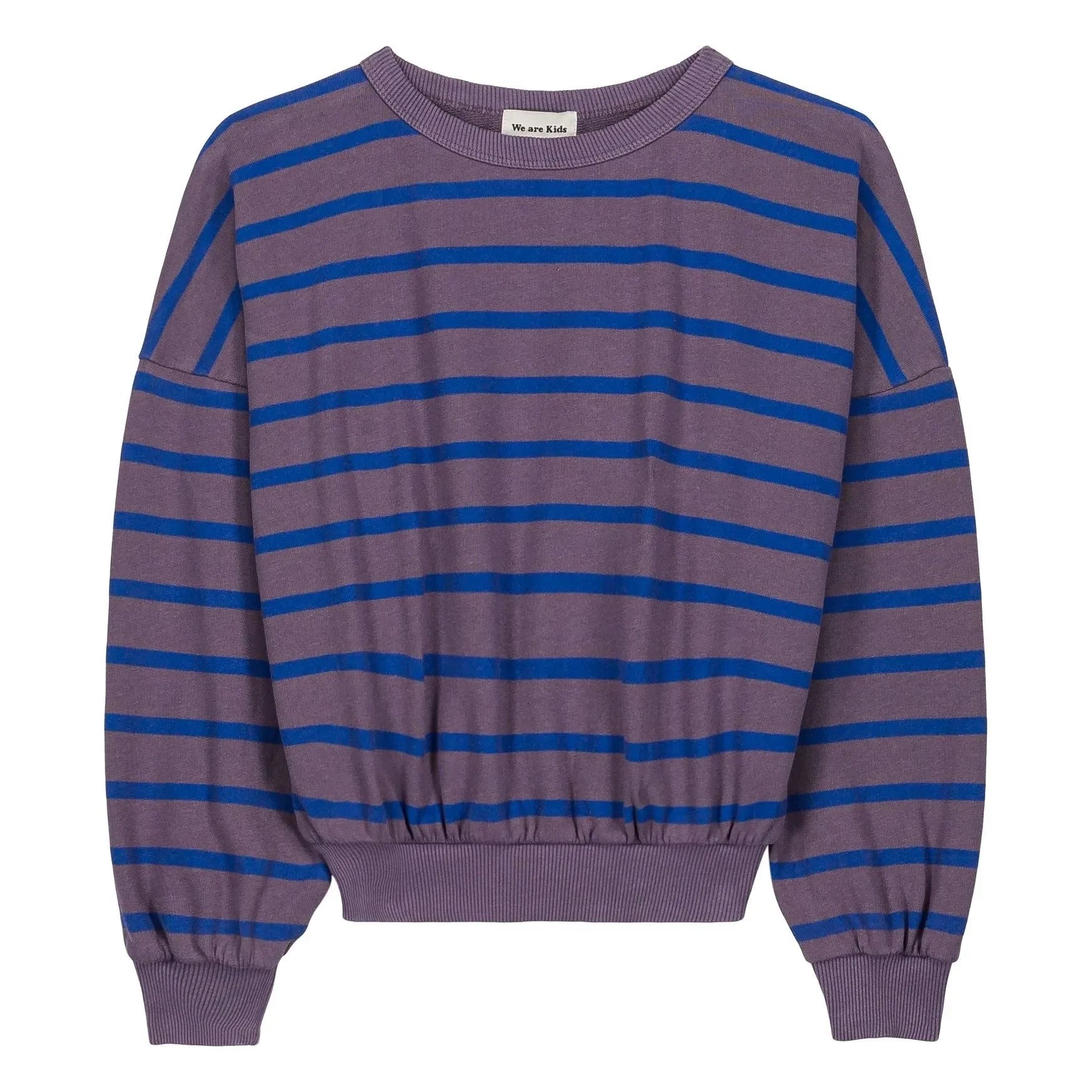 We Are Kids - Sudadera de algodón orgánico a rayas Tony | Morado