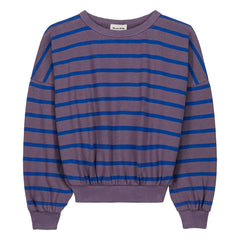 We Are Kids - Sudadera de algodón orgánico a rayas Tony | Morado
