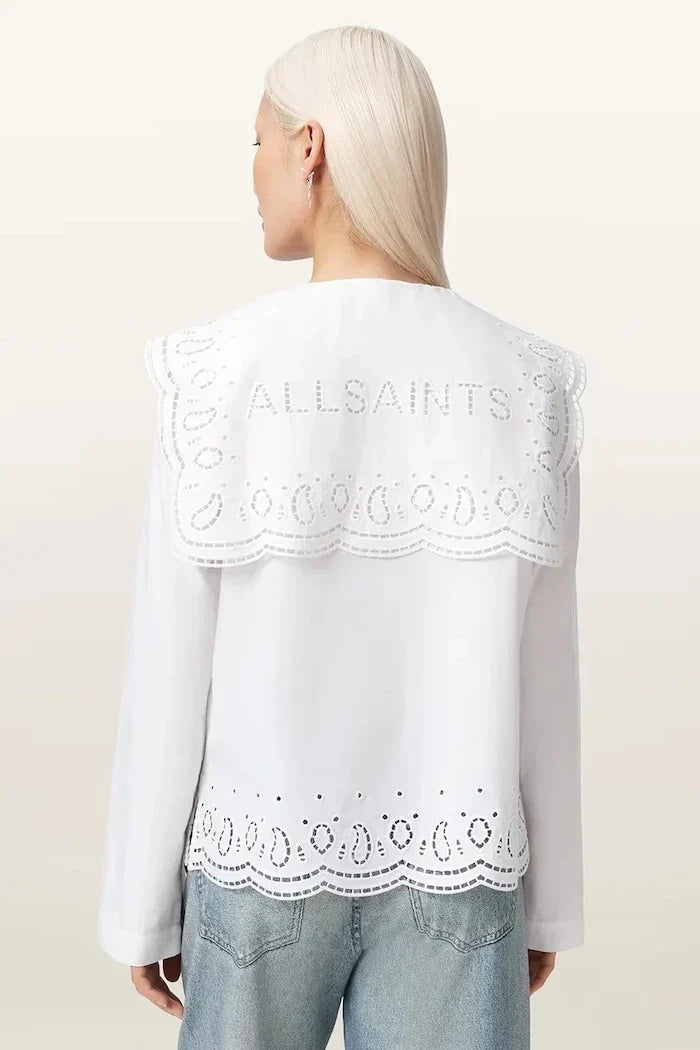 AllSaints Camisa de algodón para mujer MARIE