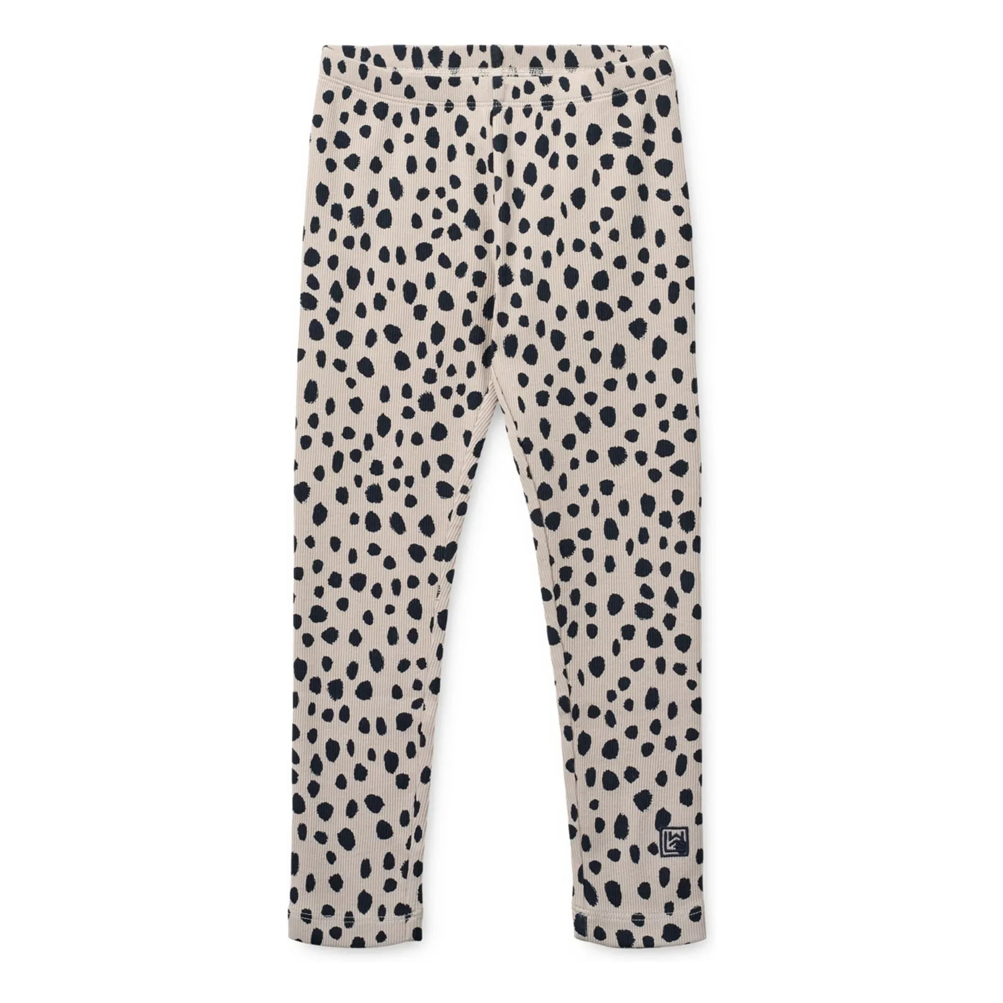 Liewood - Mallas de canalé de algodón orgánico Marien con estampado de leopardo | Marrón