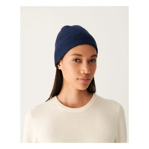 Bompard - Gorro clásico de cachemir | Azul marino