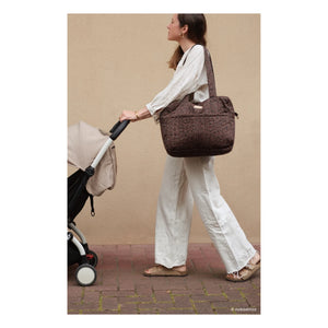 Nobodinoz - Bolso de Maternidad Hyde Park | Leopardo