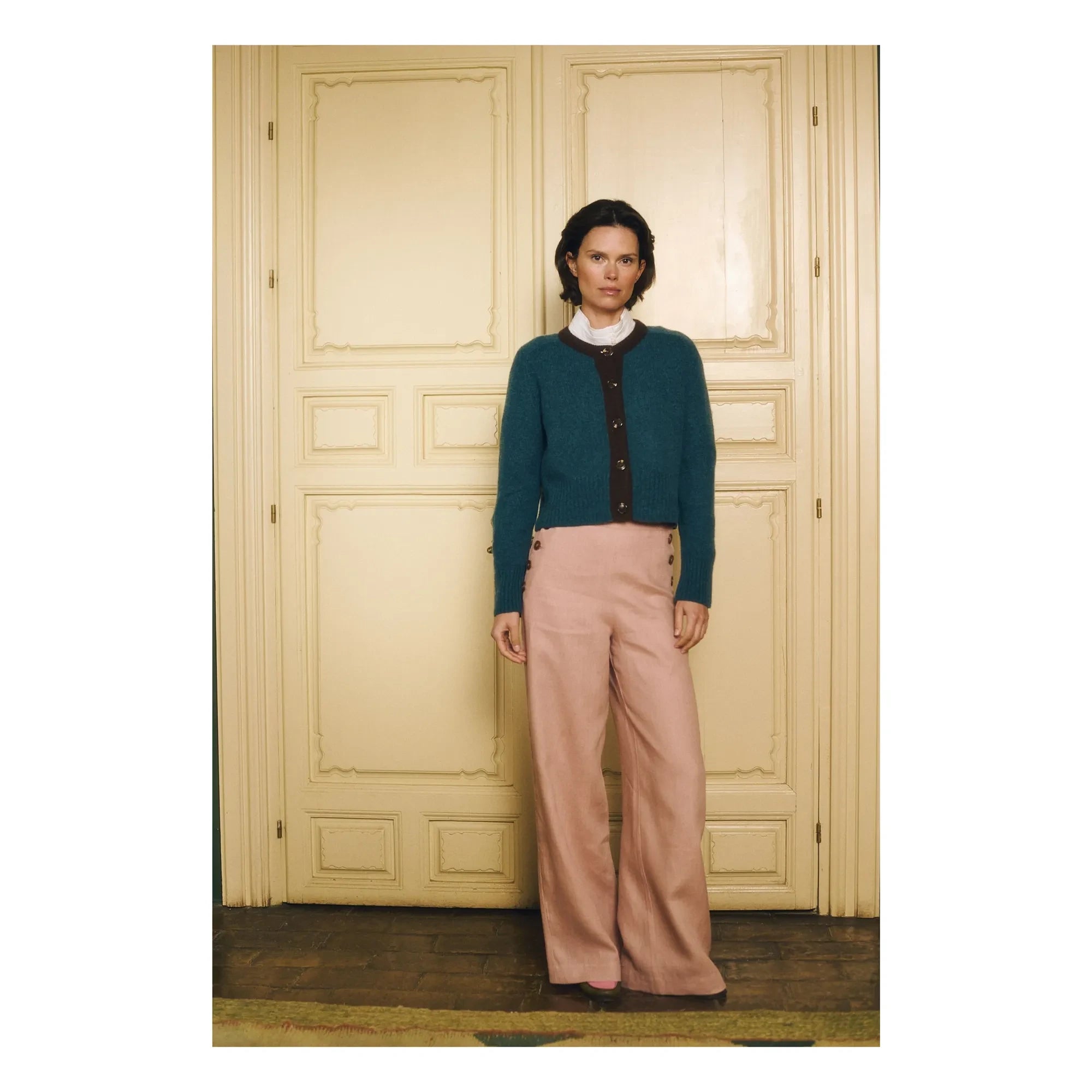 Maria de la Orden - Pantalón de Lino Pablo | Rosa