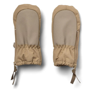 Wheat - Guantes de esquí de fibra reciclada Monta | Beige
