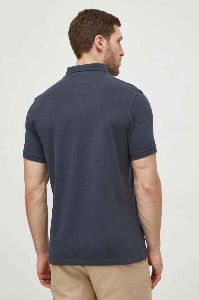 Camiseta de algodón para hombre con cuello Barbour ESSENTIALS