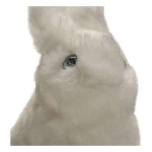 La Pelucherie - Peluche de conejo Léon 15 cm | Blanco