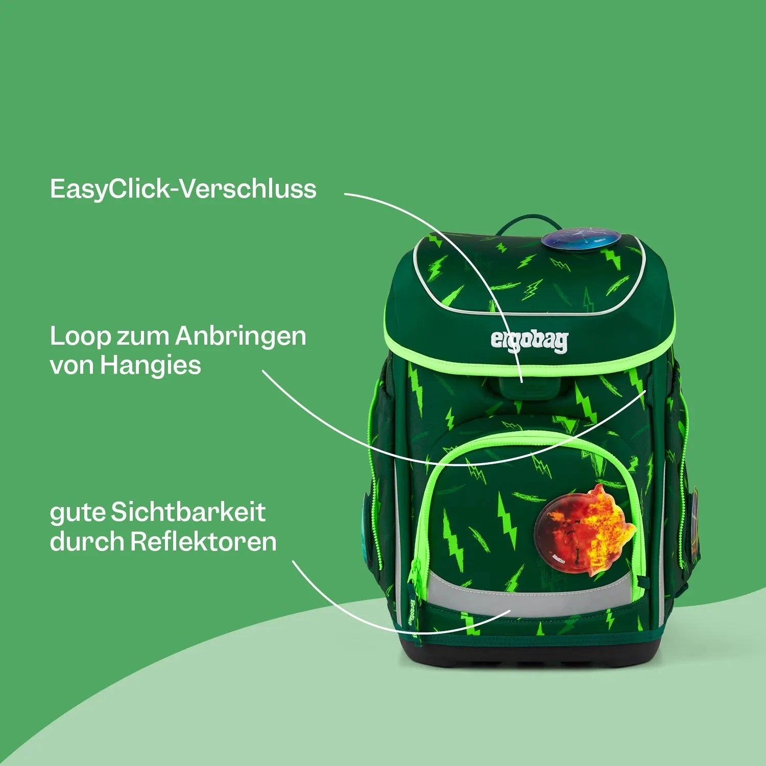 Ergobag - Cubo Okul Çantası Seti Unstoppbearable