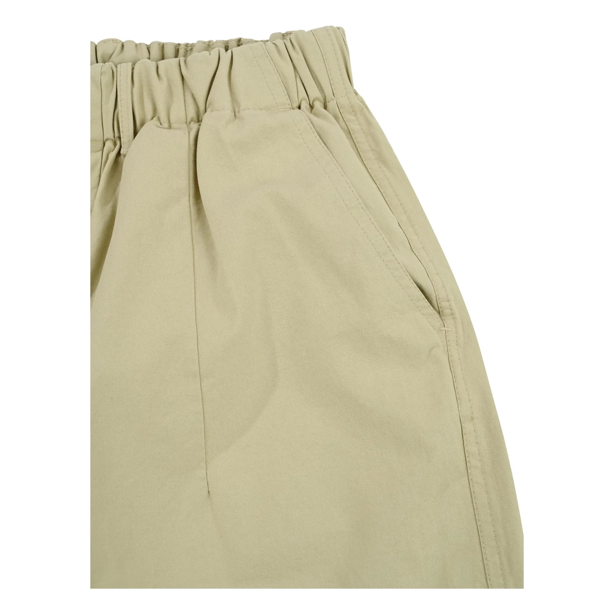 Kappy - Pantalones Anchos con Pliegues | Beige