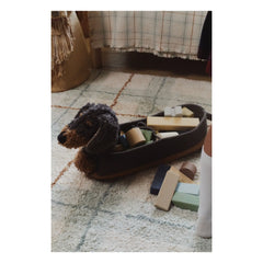 Lorena Canals - Cesta de almacenaje Sparky | Negro