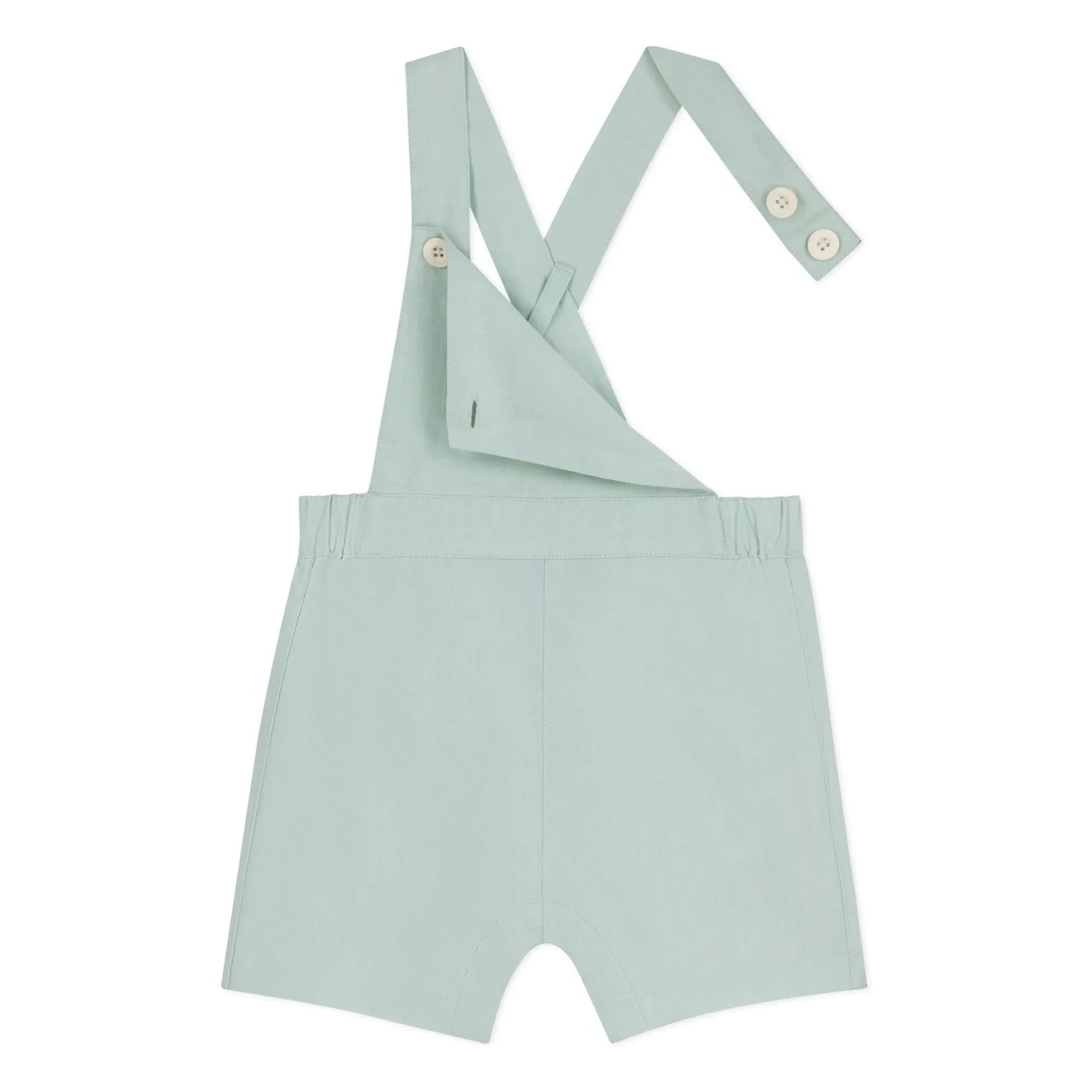 Petit Bateau - Peto Corto de Lino | Salvia