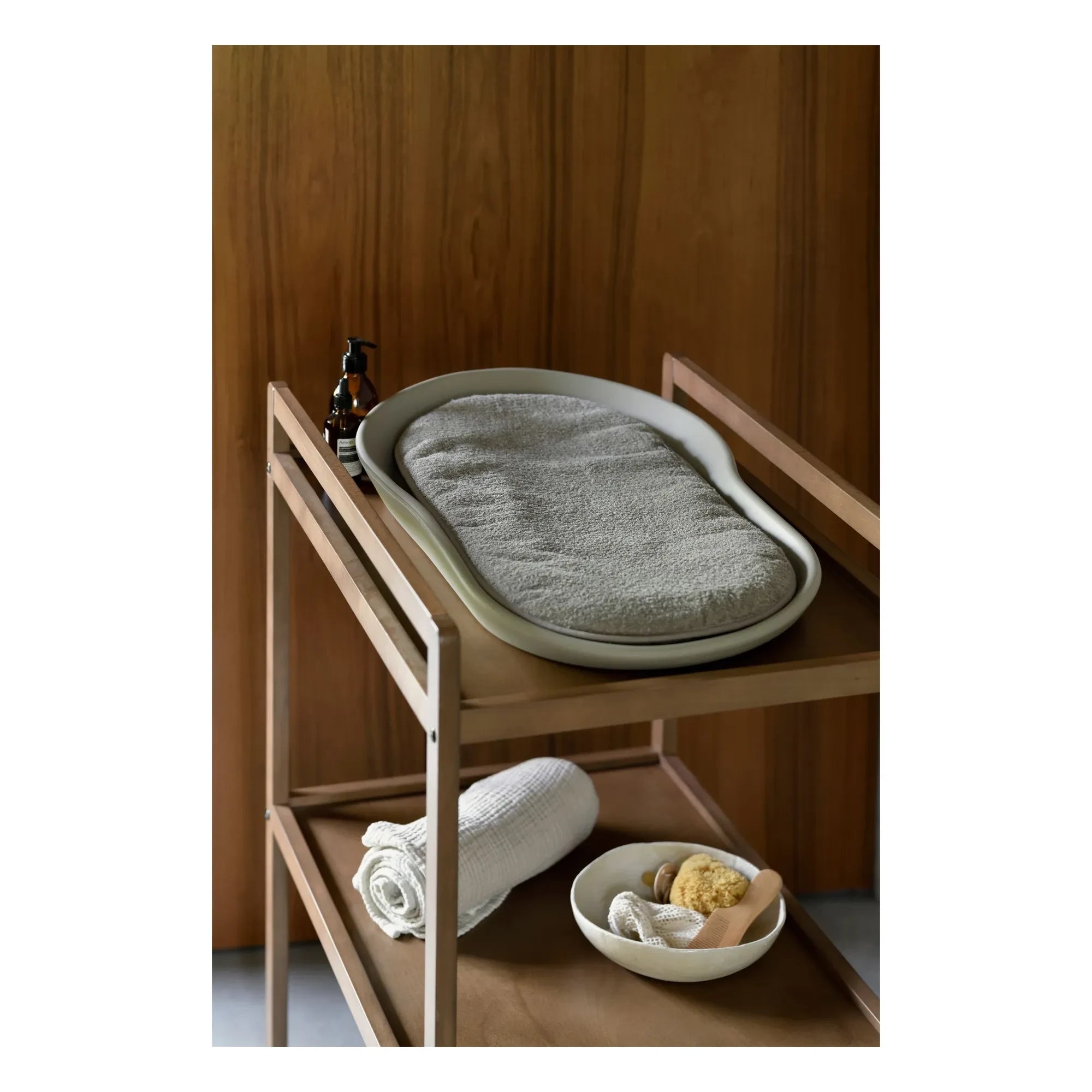 Quax - Almohada Mamee Terry | Gris verdoso